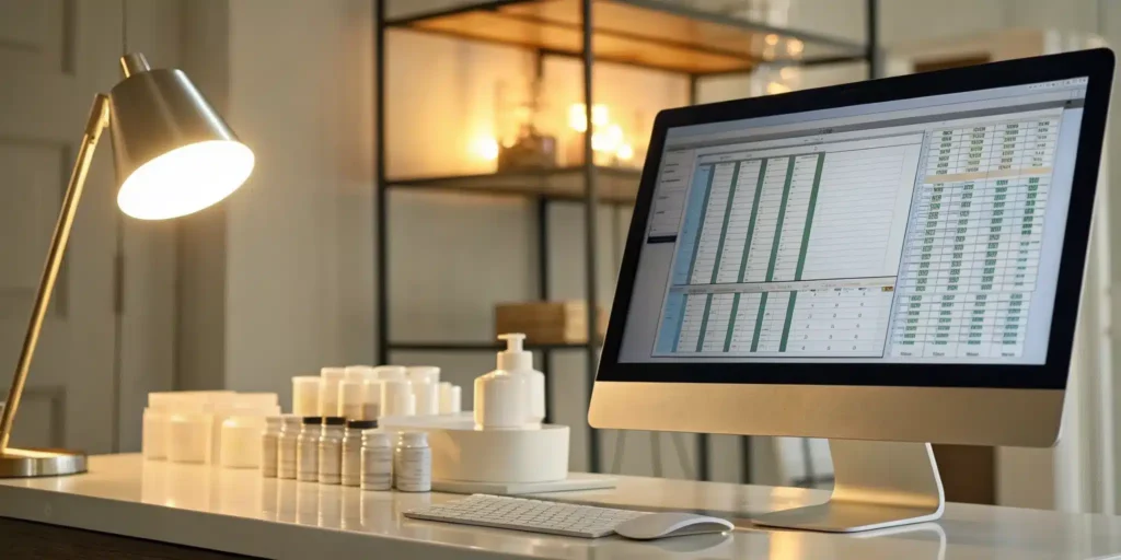 Pharma 3PL billing software dashboard.
