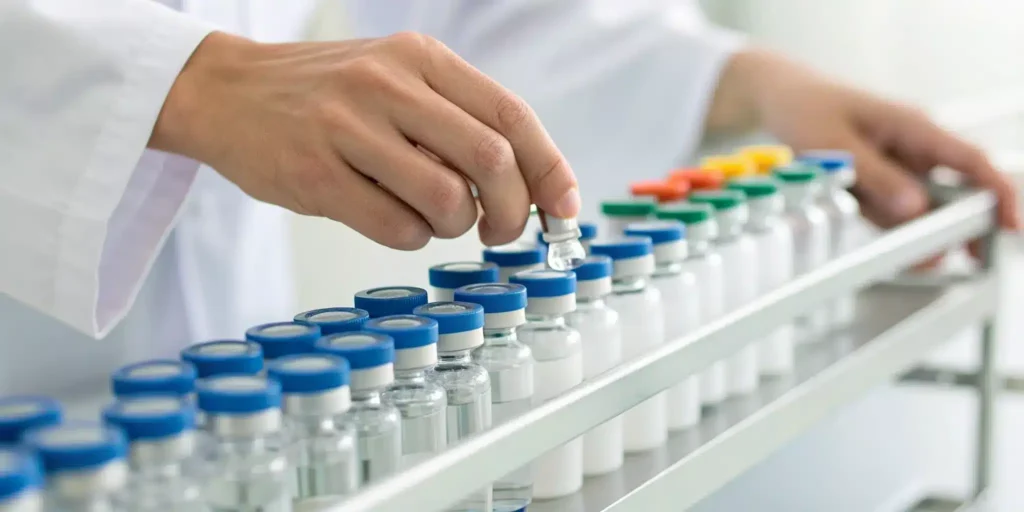 NDC vials for pharmaceutical inventory control.