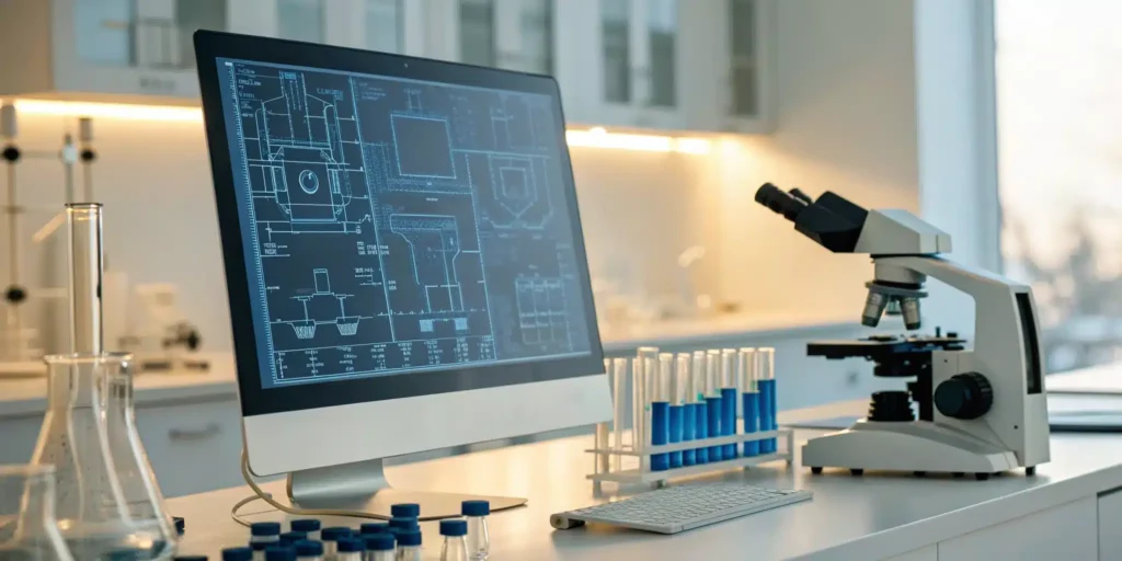 A computer system in a regulated laboratory undergoing validation using best practices.