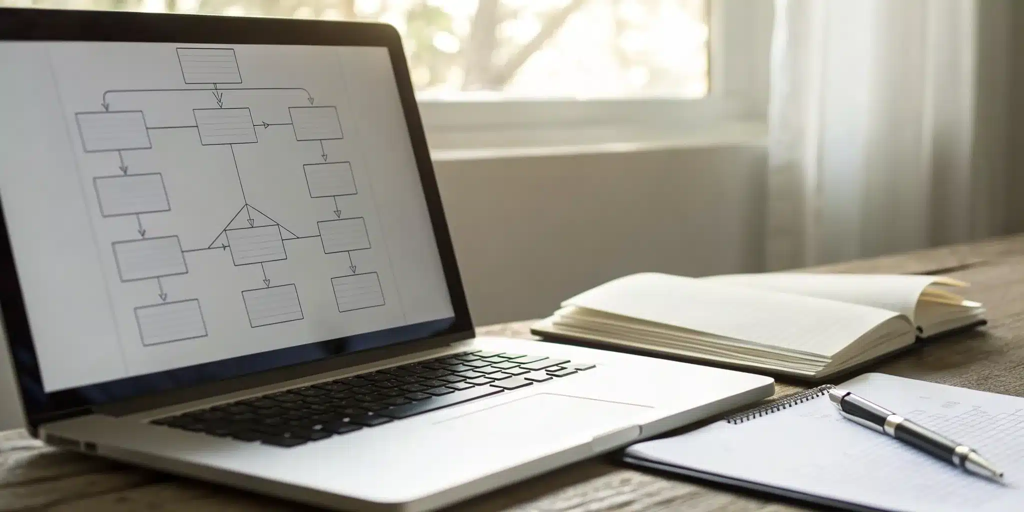 Laptop displaying an EPCIS standards flowchart for DSCSA compliance.