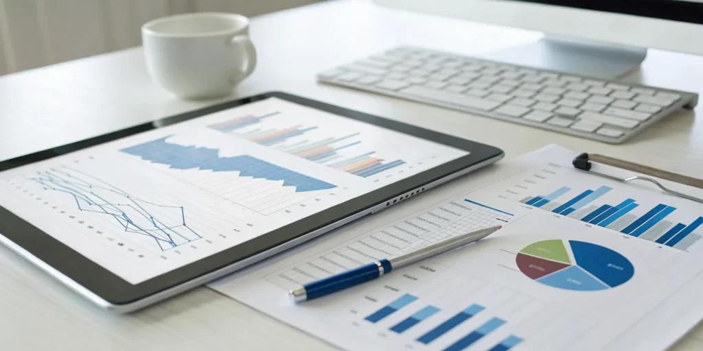 A financial dashboard showing data from one of the best pharma chargeback solutions.
