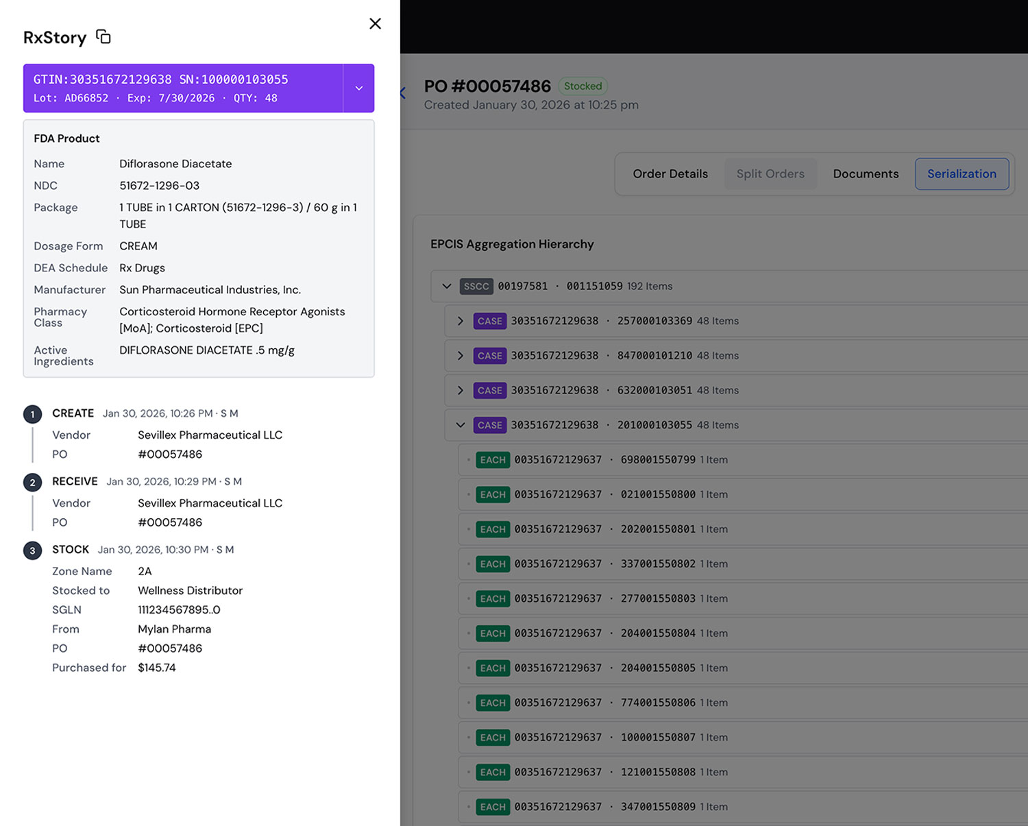 rxerp-hub-purchase_order_details-serialization-RxStory