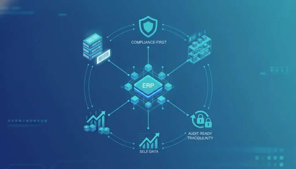 Compliance-first pharmaceutical industry software connecting serialized products and operational data