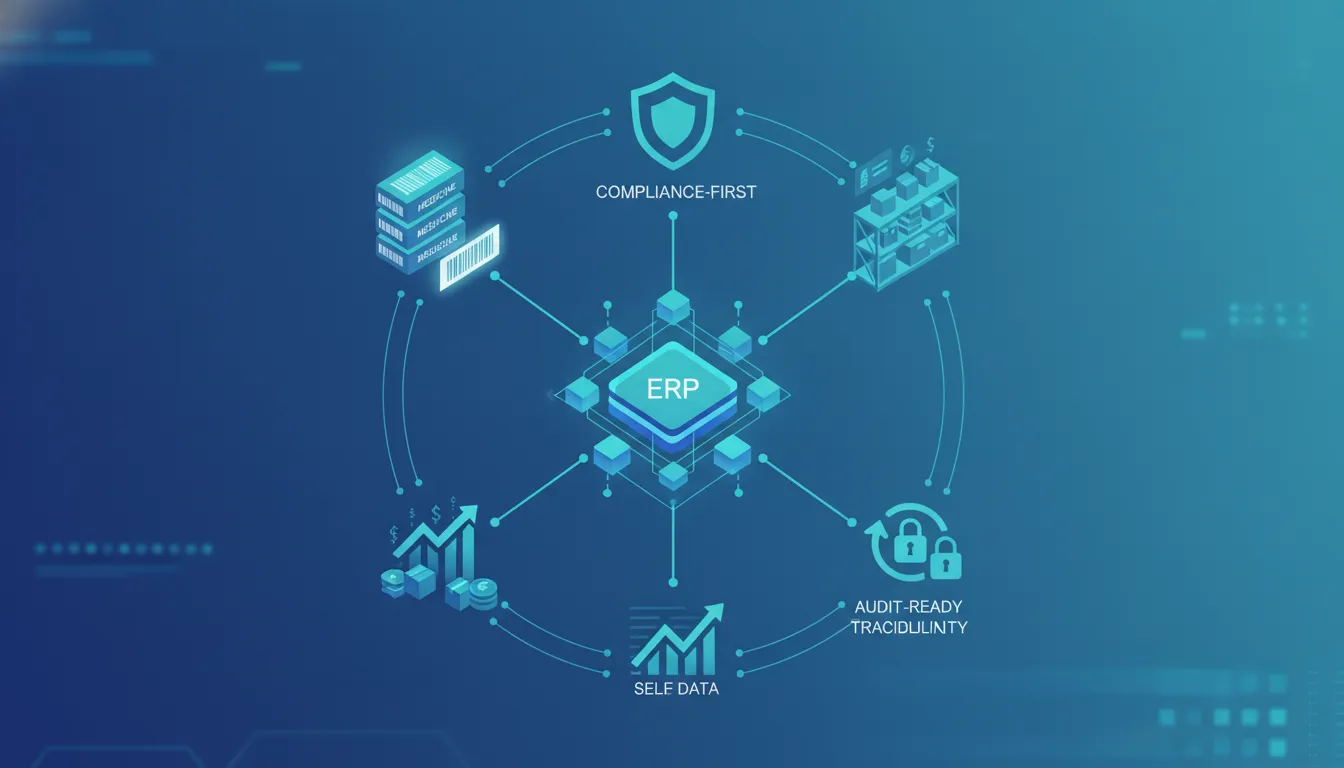 Compliance-first pharmaceutical industry software connecting serialized products and operational data