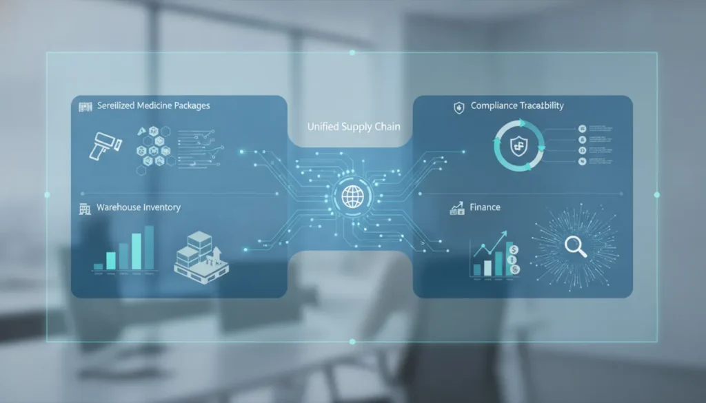 Unified software solutions for pharmaceutical industry operations