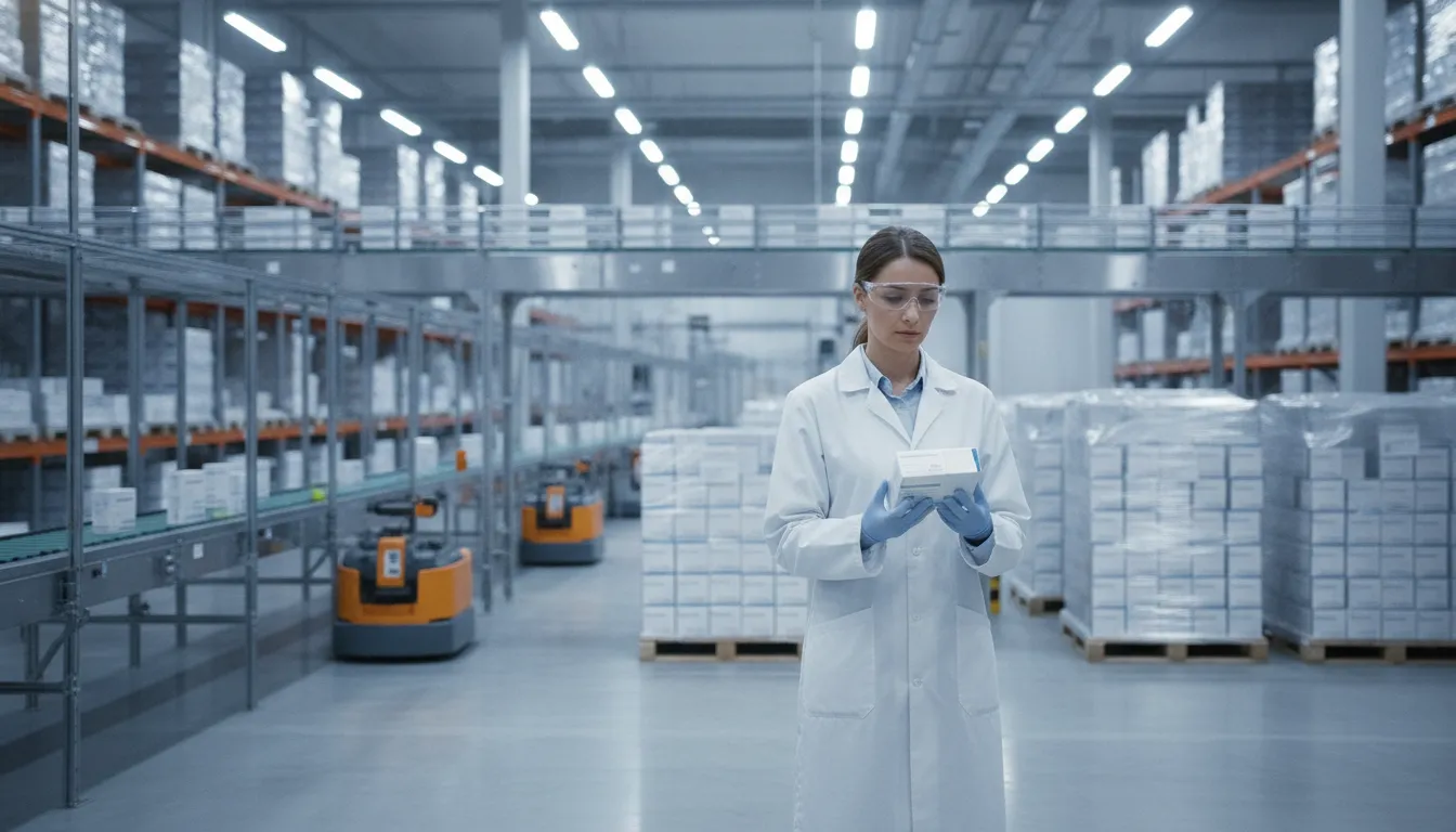 Pharmaceutical logistics operator managing 3pl integration